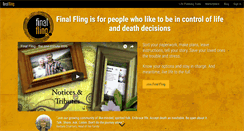 Desktop Screenshot of finalfling.com