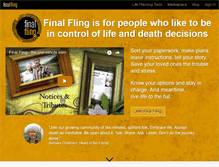 Tablet Screenshot of finalfling.com